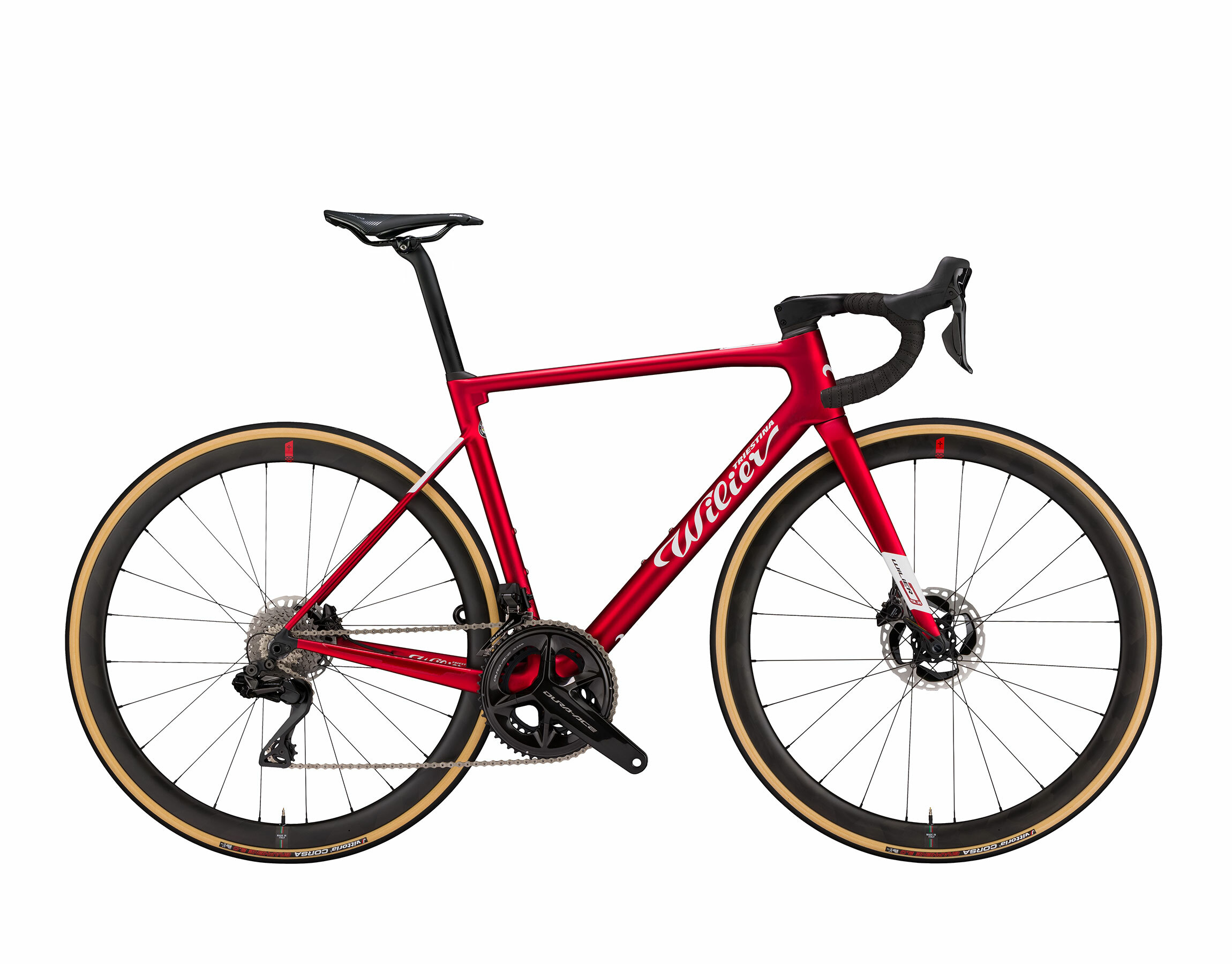 Wilier 0 SLR FrameSet (天鵝絨紅-啞光紅) 包括車把，座桿