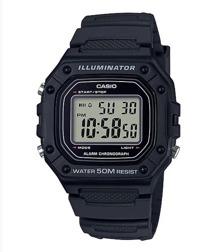 Casio W-218H-1AVDF 手錶