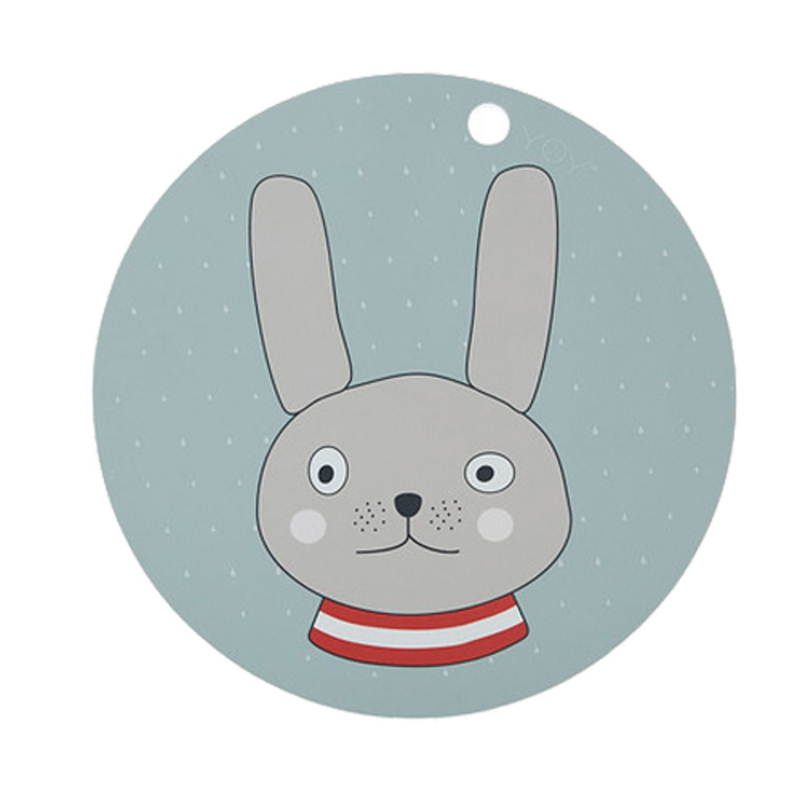 OYOY  圓形矽膠餐墊 / 格雷小兔
