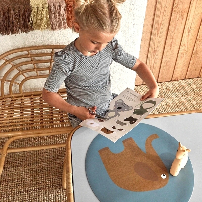 OYOY  圓形矽膠餐墊 / 哈蒂小象