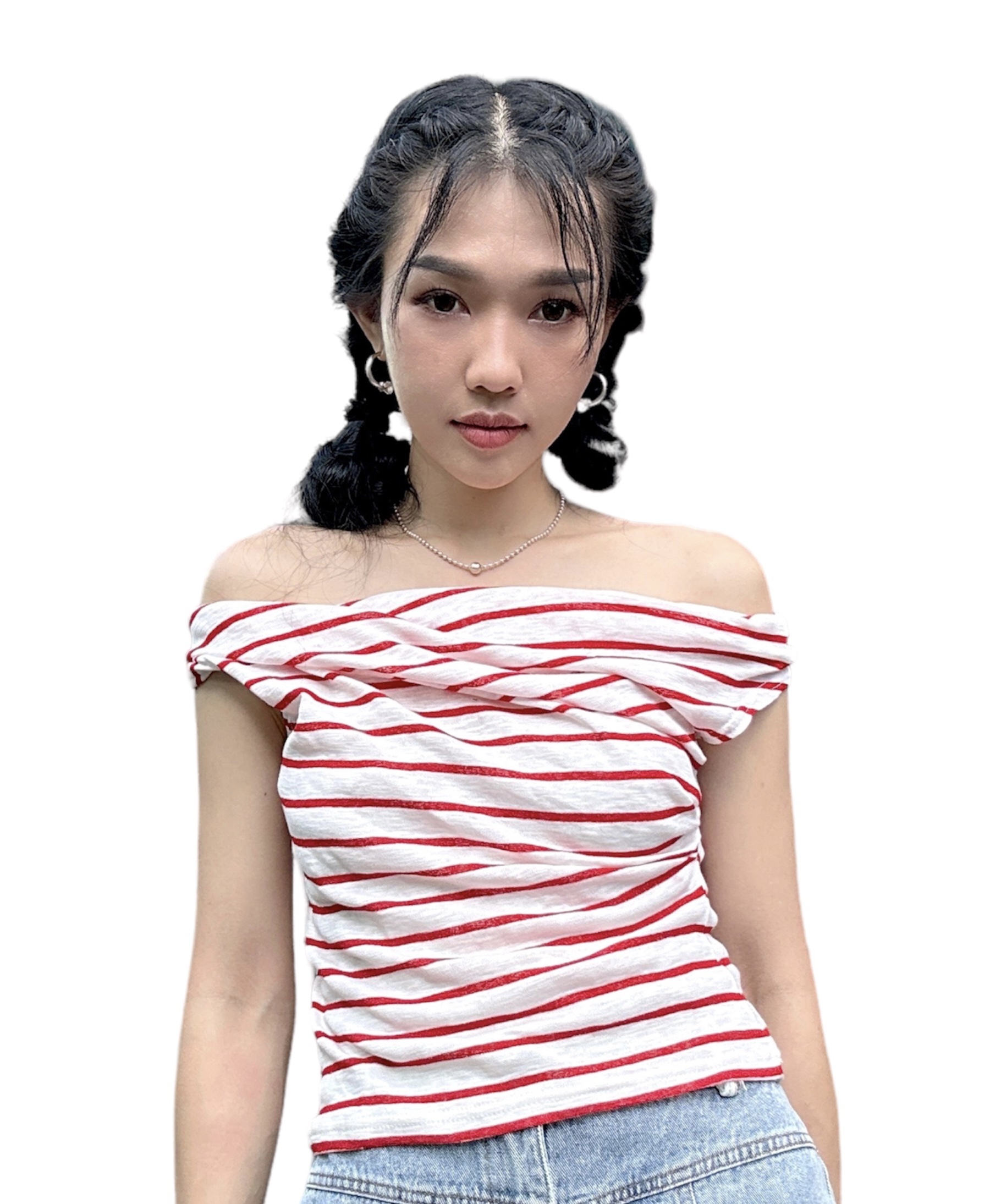 多著法不規則領間條背心（現貨款式）