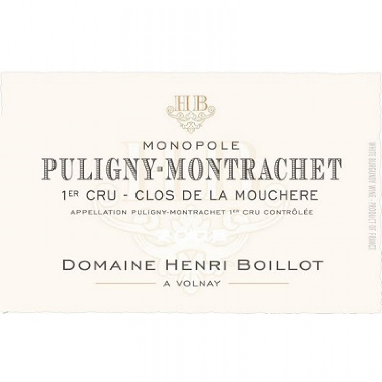Henri Boillot Puligny Montrachet 1er Cru Clos de la Mouchere 2023 (BH95)