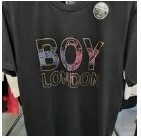 [S] BOYLONDON SHORT SLEEVE T-SHIRT,BLACK MULTI, B02TS2403U71 (SBB215)