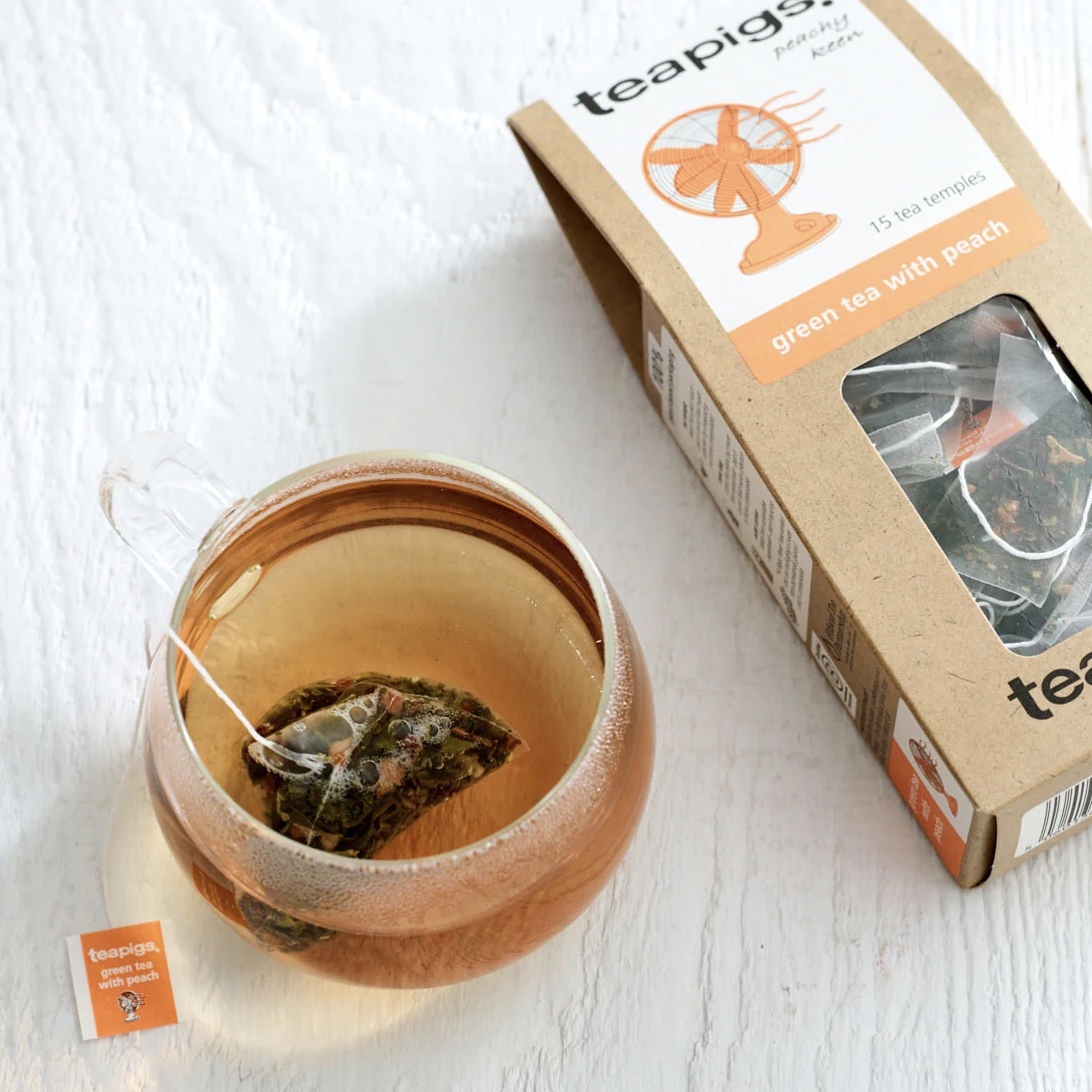 【24H出貨】𝗧𝗲𝗮𝗽𝗶𝗴𝘀 𝗨𝗞 白桃綠茶