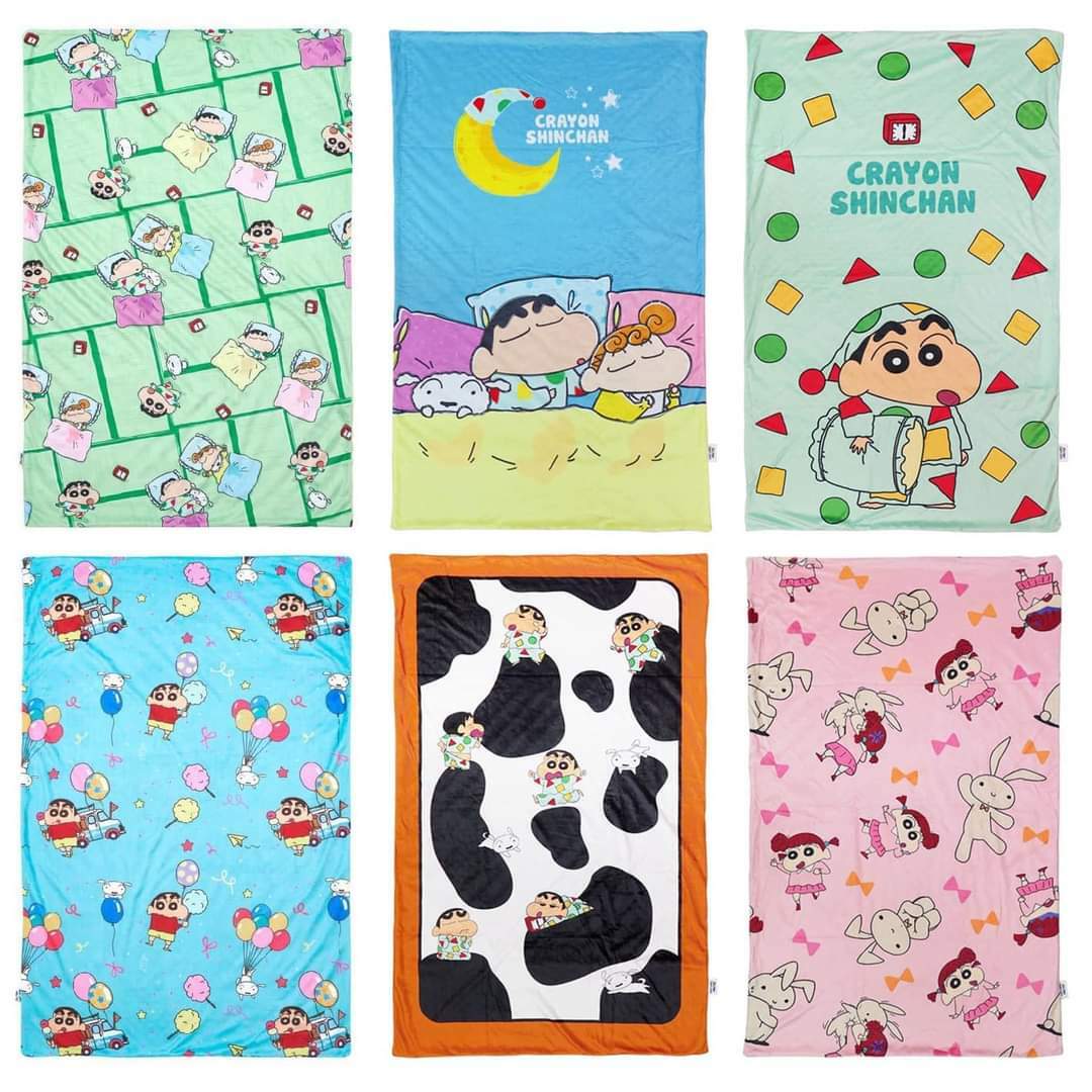 蠟筆小新親膚薄毯