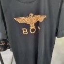 [S] BOYLONDON CLASSIC T-SHIRT DRESS,ORANGE, B020P1502F78 (SBB227)