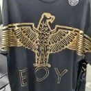 [S] BOYLONDON OVERSIZED EAGLE LOGO T-SHIRT,BLACK/GOLD, B02TS1127U99 (SBB232)