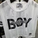 [S] BOYLONDON MESH JERSEY CROPPED,WHITE, B62TS38F800 (SBB241)