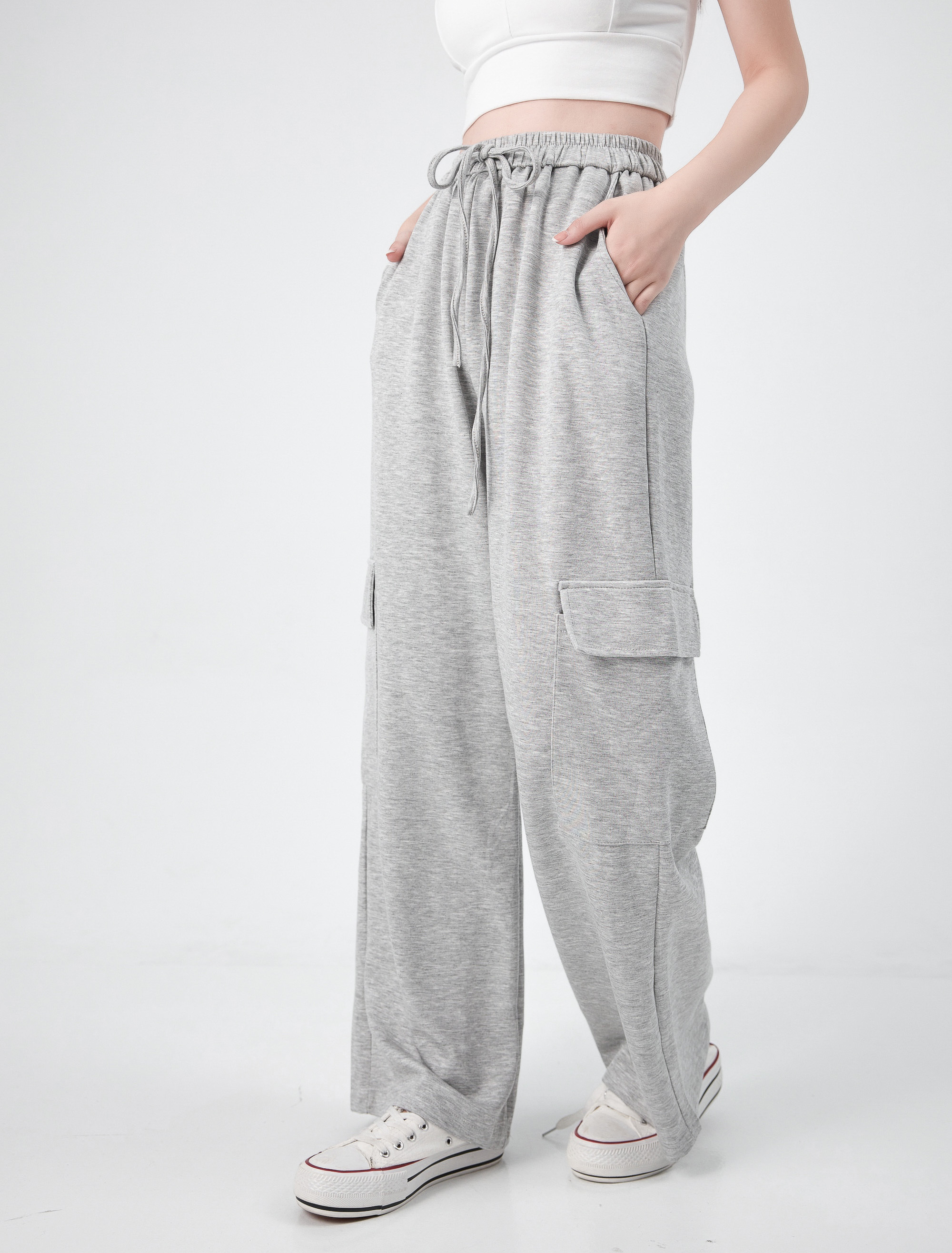 法朵Fado shop｜抽繩銅銨棉工裝褲 273B011 三色