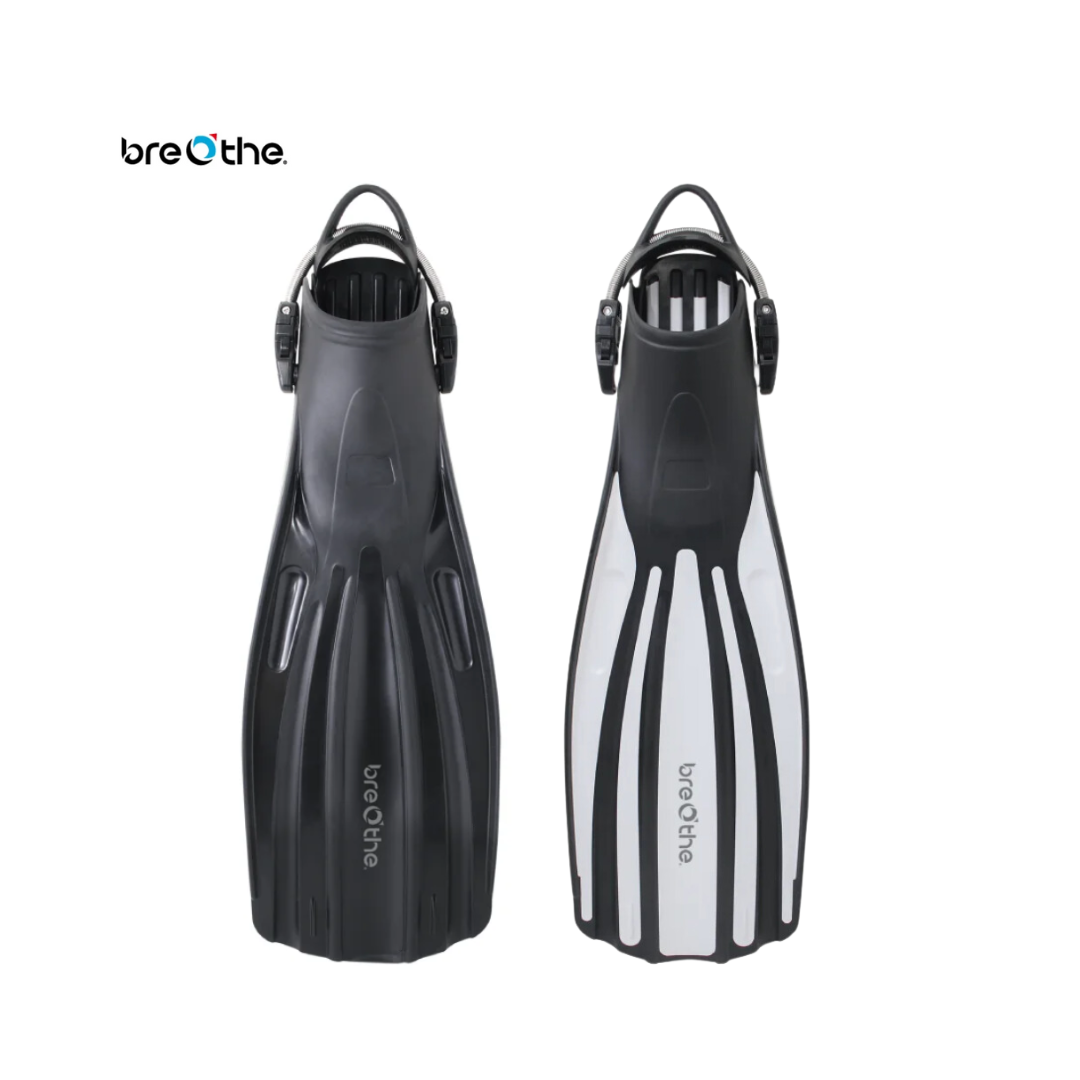 水呼吸Breathe 水肺蛙鞋 不鏽鋼彈簧帶 37-DF-1