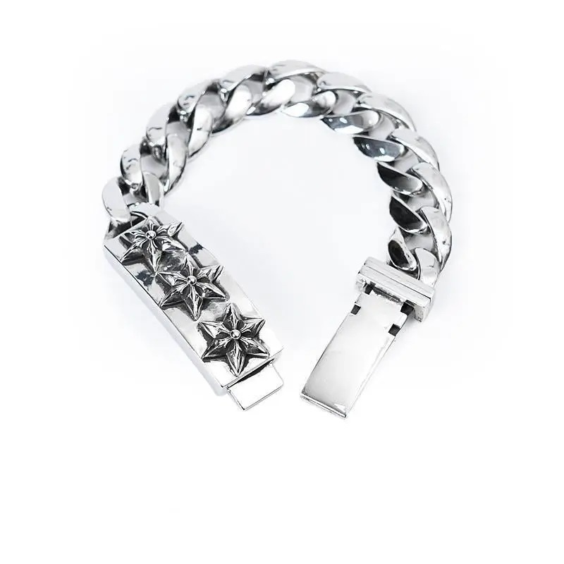 Chrome Hearts 6 Sided Star Id Bracelet