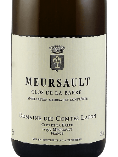 Comtes Lafon Meursault Clos De La Barre Monopole 2021