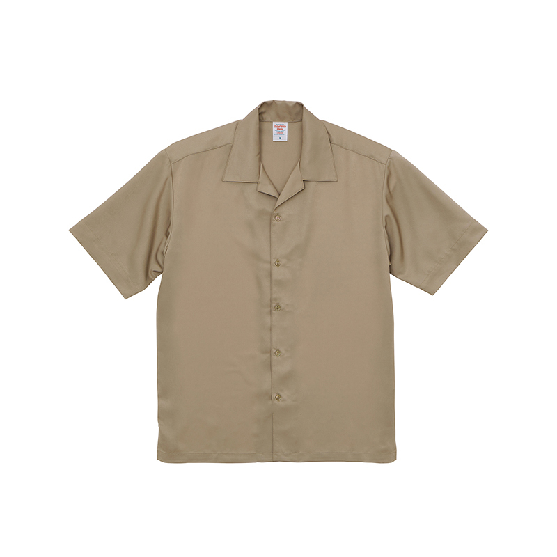 United Athle UA 絲滑開襟襯衫 短袖 深卡其 3178501-537 [台灣現貨]