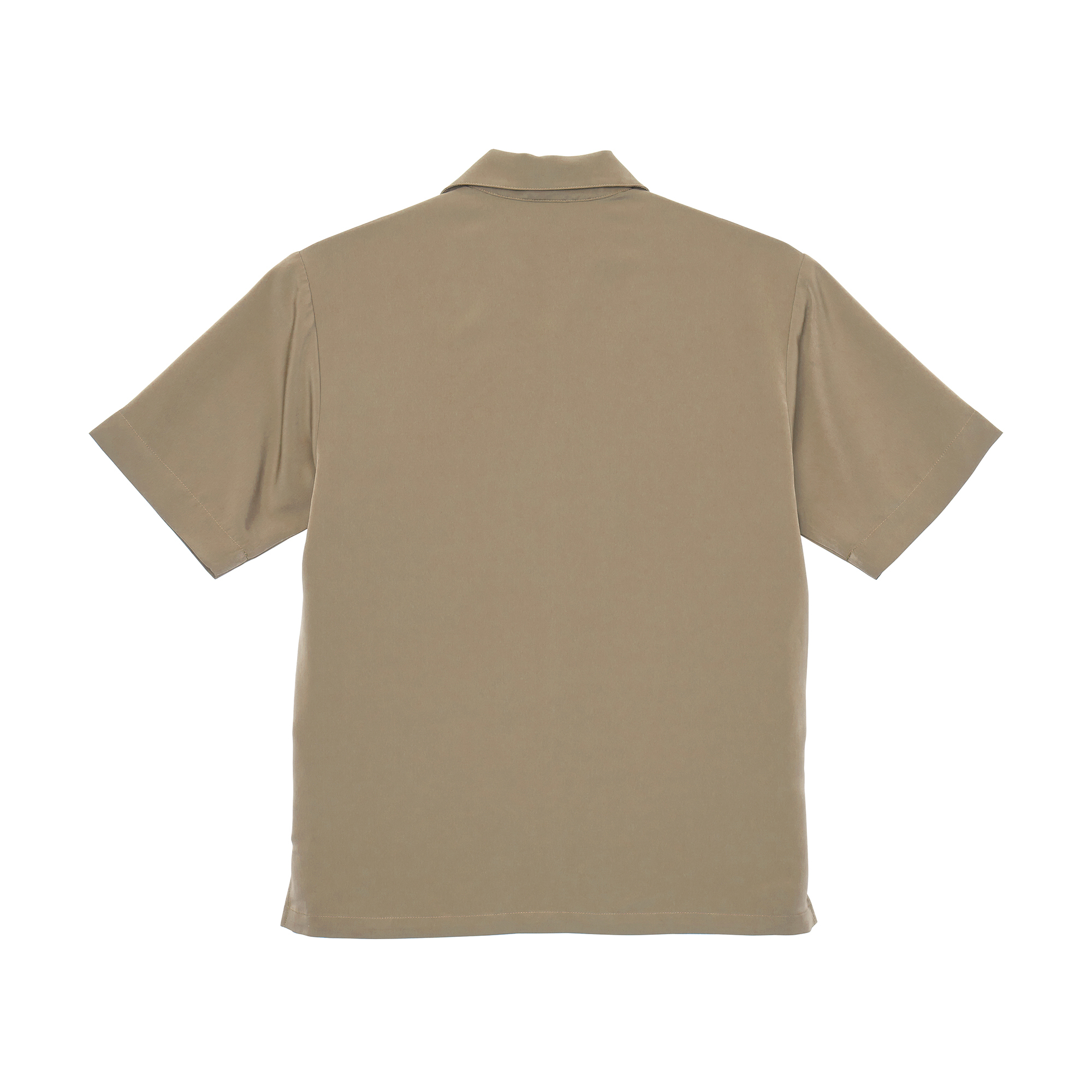 United Athle UA 絲滑開襟襯衫 短袖 深卡其 3178501-537 [台灣現貨]