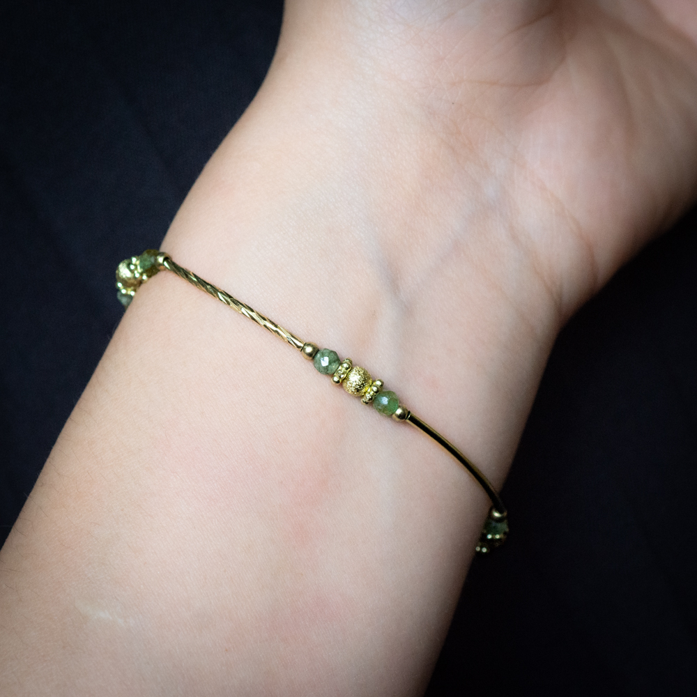 蒙古假期｜沙弗萊黃銅手鍊 C1512