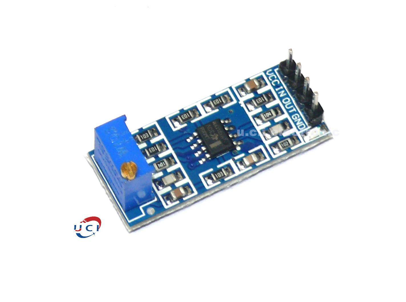 【UCI電子】 (中) LM358 100倍增益 信號放大模組 運算放大器模組