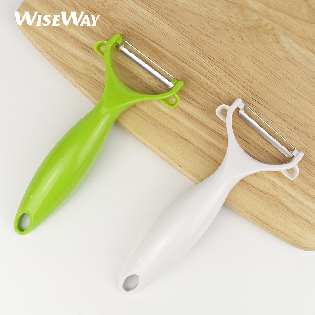 蔬果刨皮刀 削皮器 水果刨刀 刮皮刀 (白色)