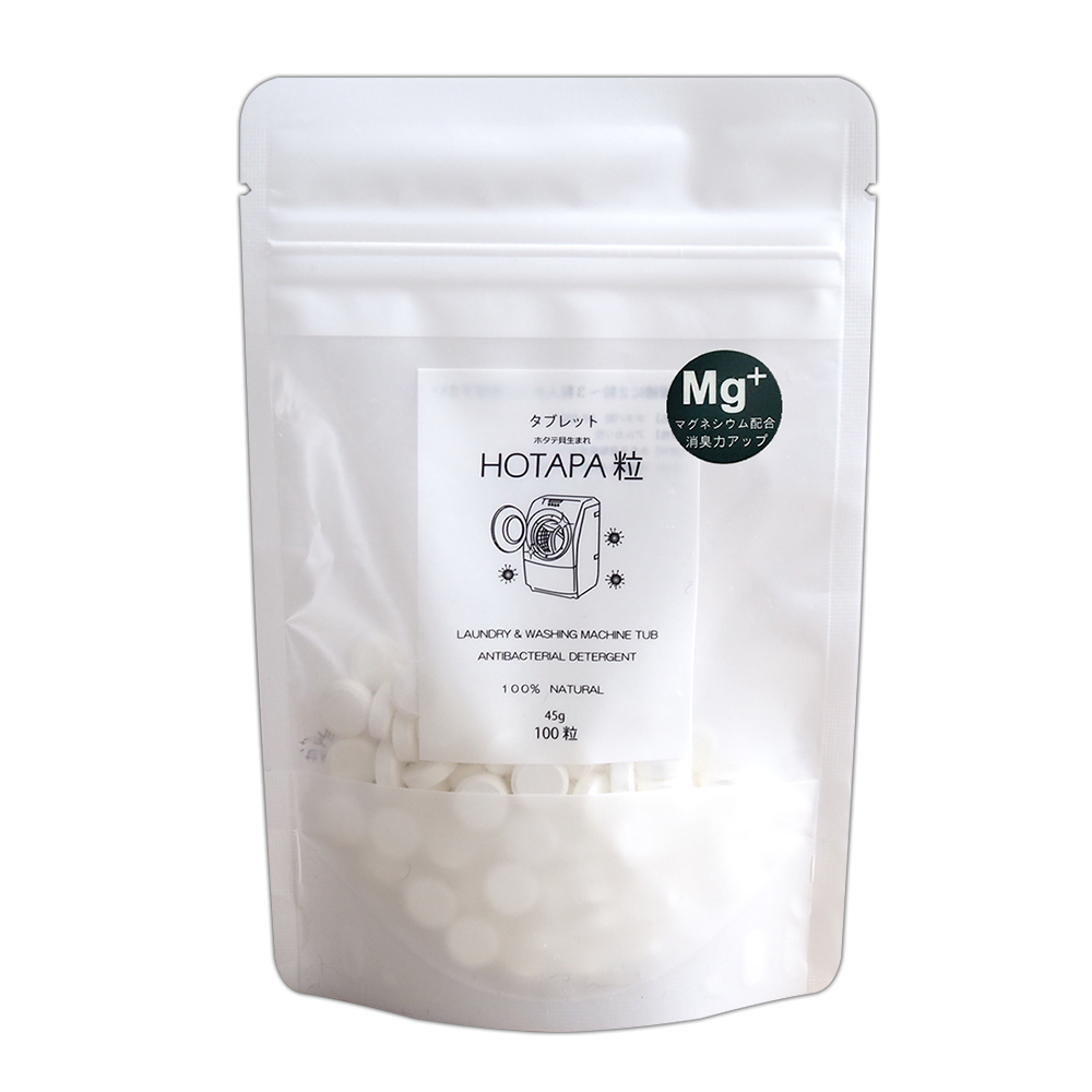 日本 HOTAPA 貝殼洗衣槽清潔錠100粒45g
