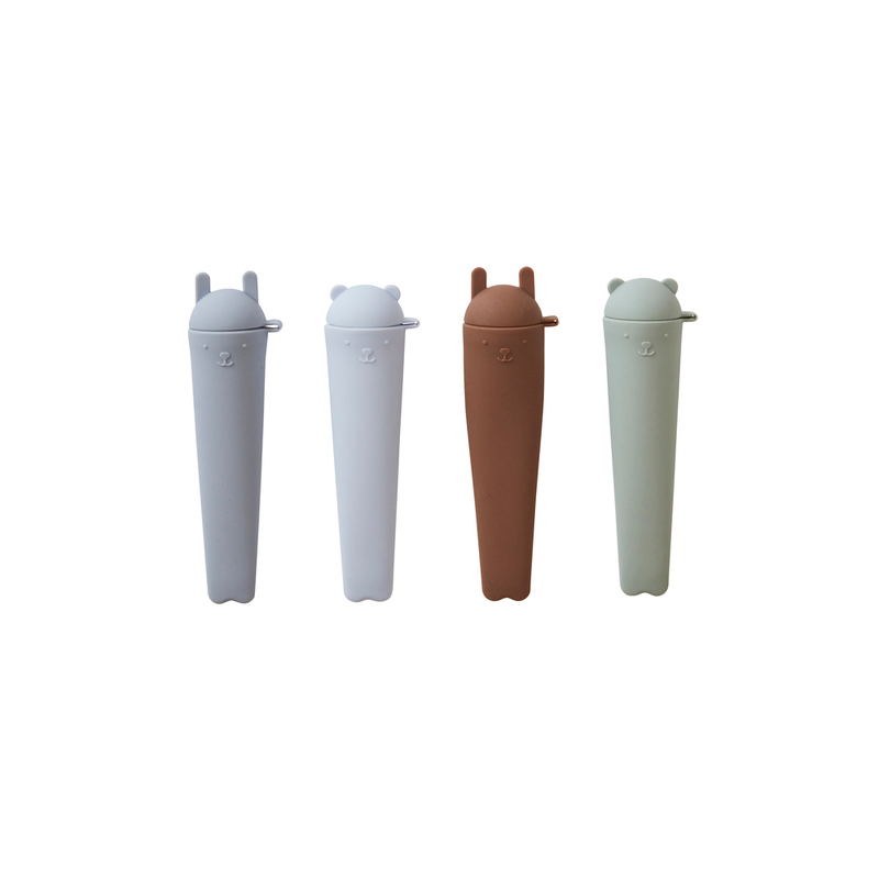 OYOY 童趣造型 矽膠冰棒模4 入組