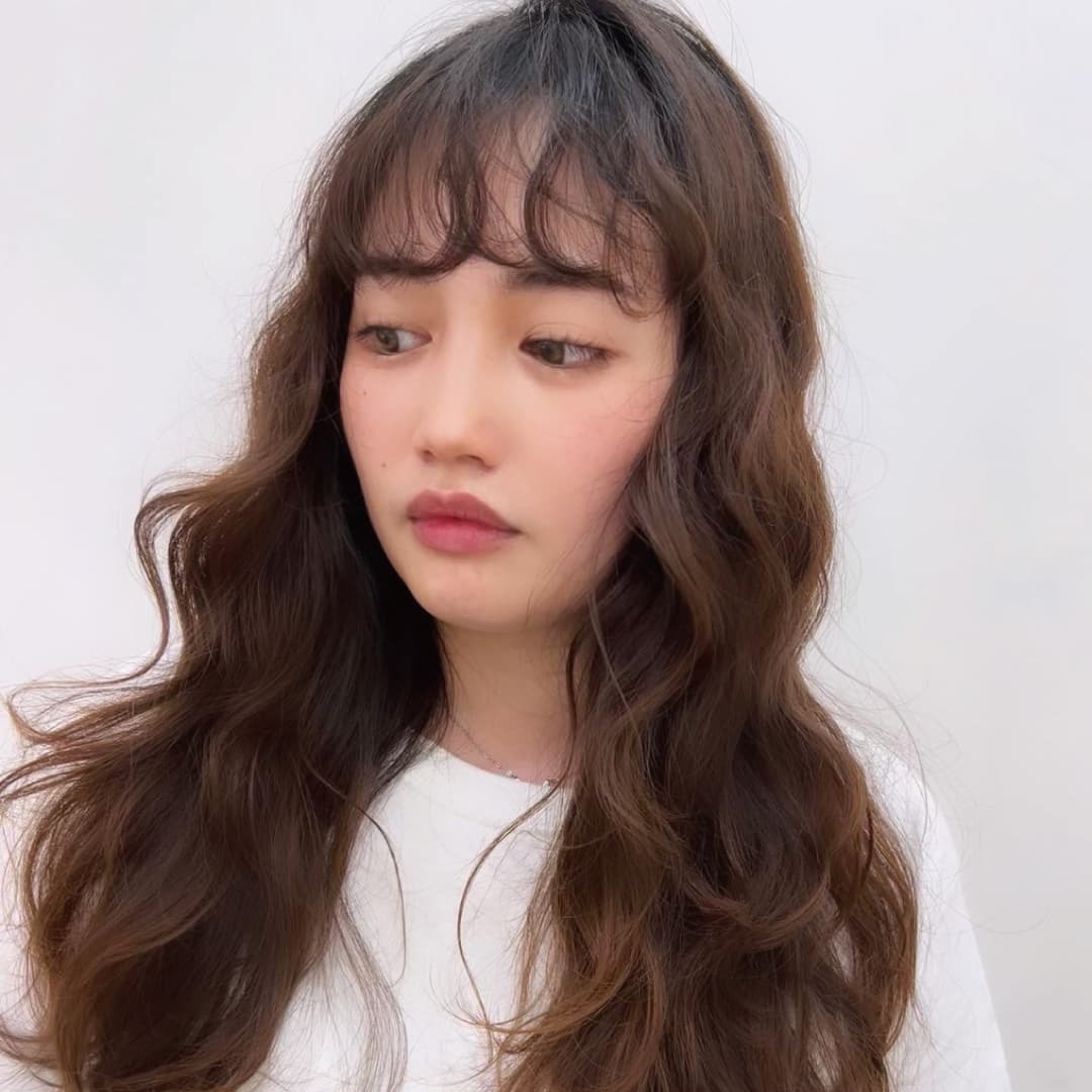 RENEE燙髮作品-流雨燙,高額頭女生適合空氣瀏海