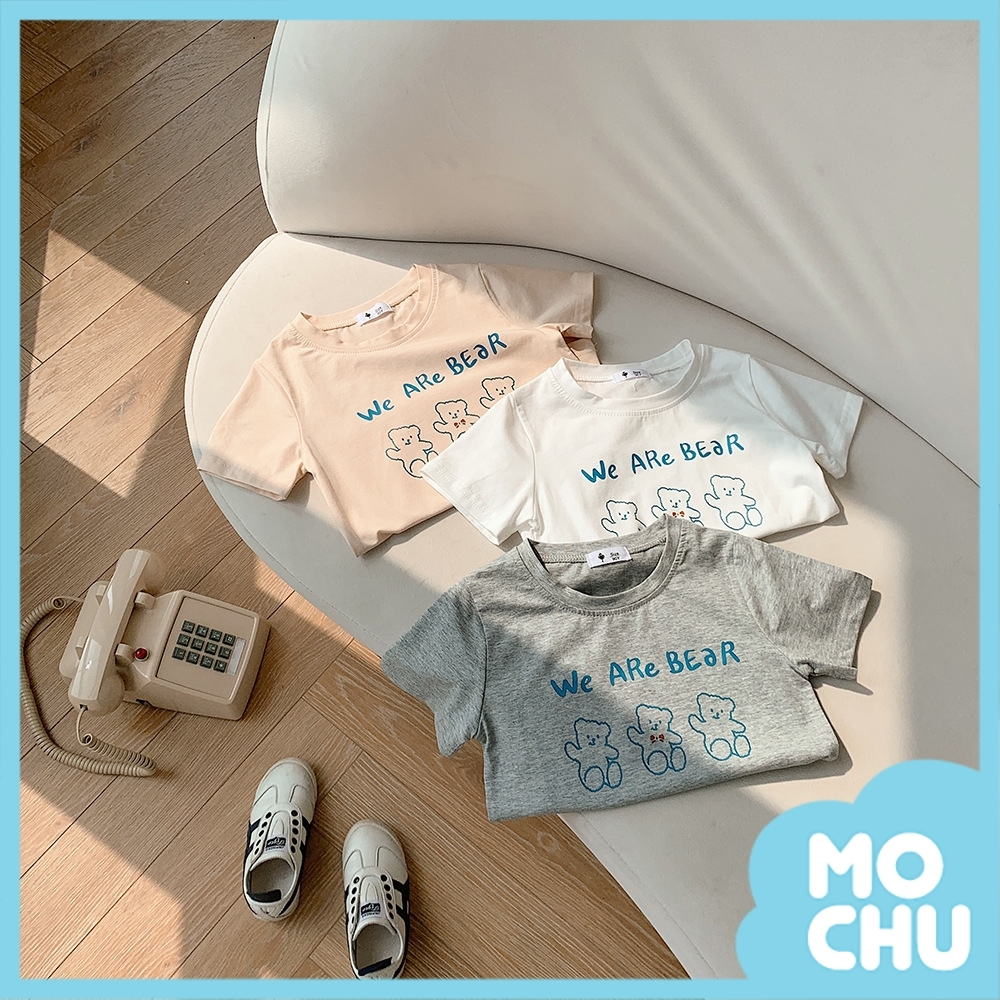 我們是小熊!圓領短袖上衣(三色)