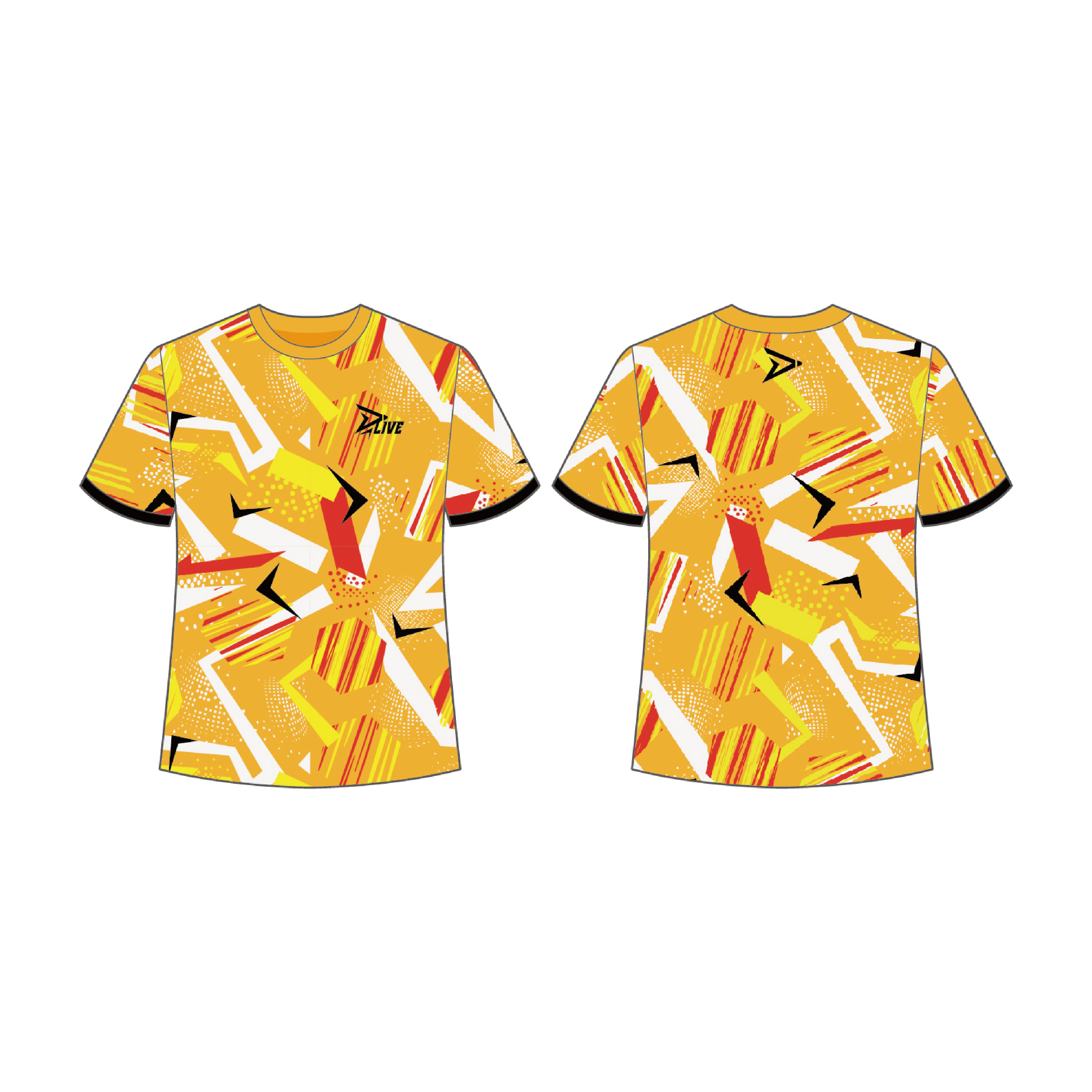 昇華圓領羽球服 - 狂歡