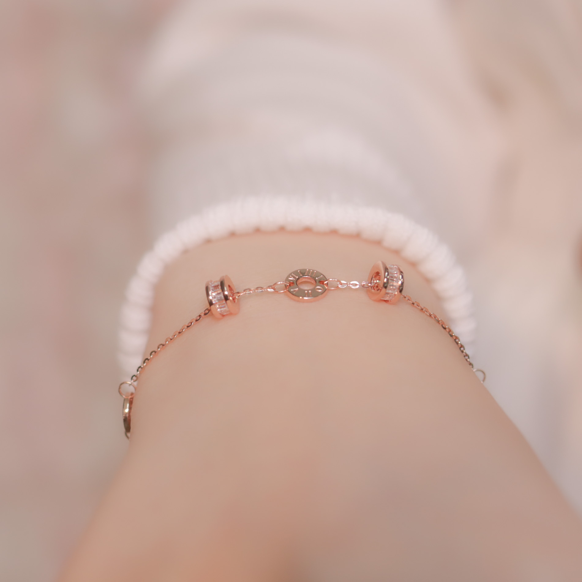 | 925 Silver・White Gold・Rose Gold | Whisper Of Little Tamborine Bracelet（Silver / Rose Gold） | BR0583 |