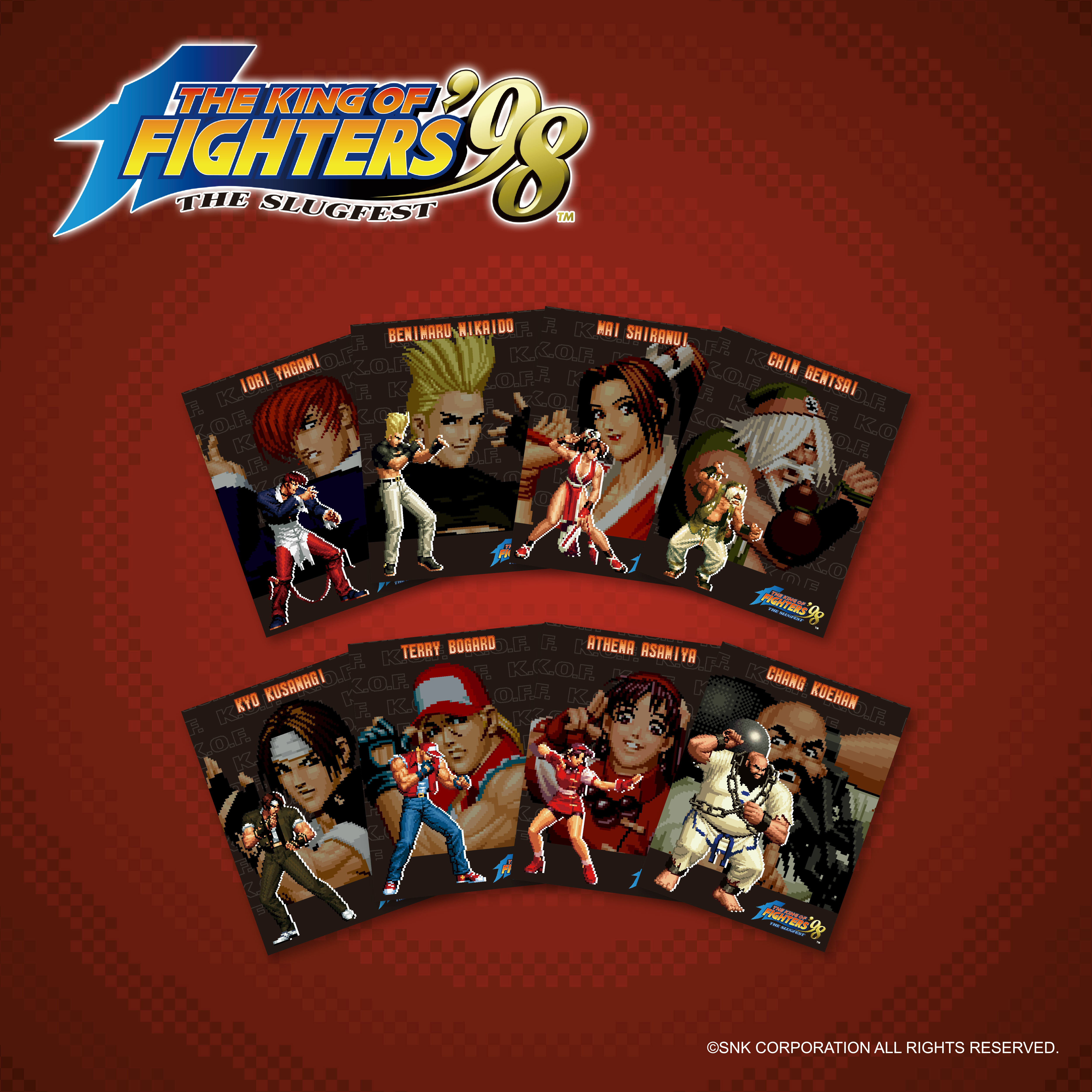 KOF '98-明信片四入組（二款）