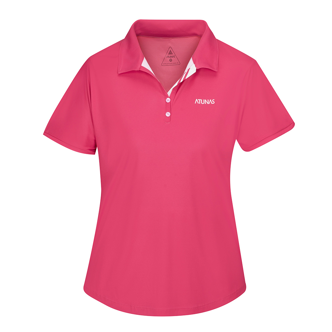 ATUNAS 歐都納 女 Polygiene 涼感抑菌短袖POLO衫/排汗快乾 10AP2307W