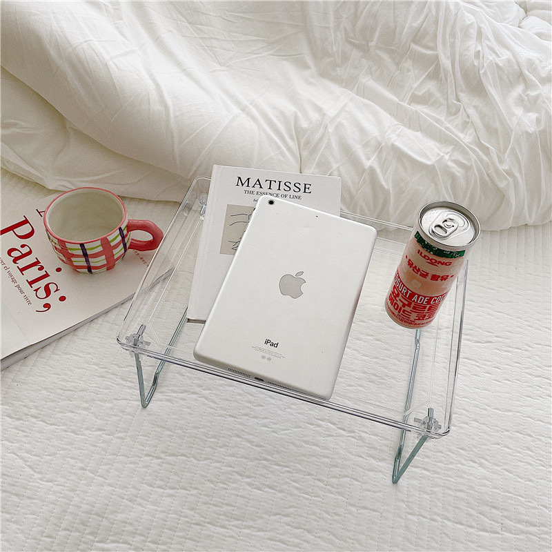 多功能透明折疊小桌子