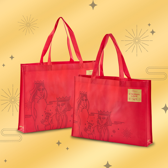 愛不囉嗦｜愛戀永恆 精緻不織布提袋
