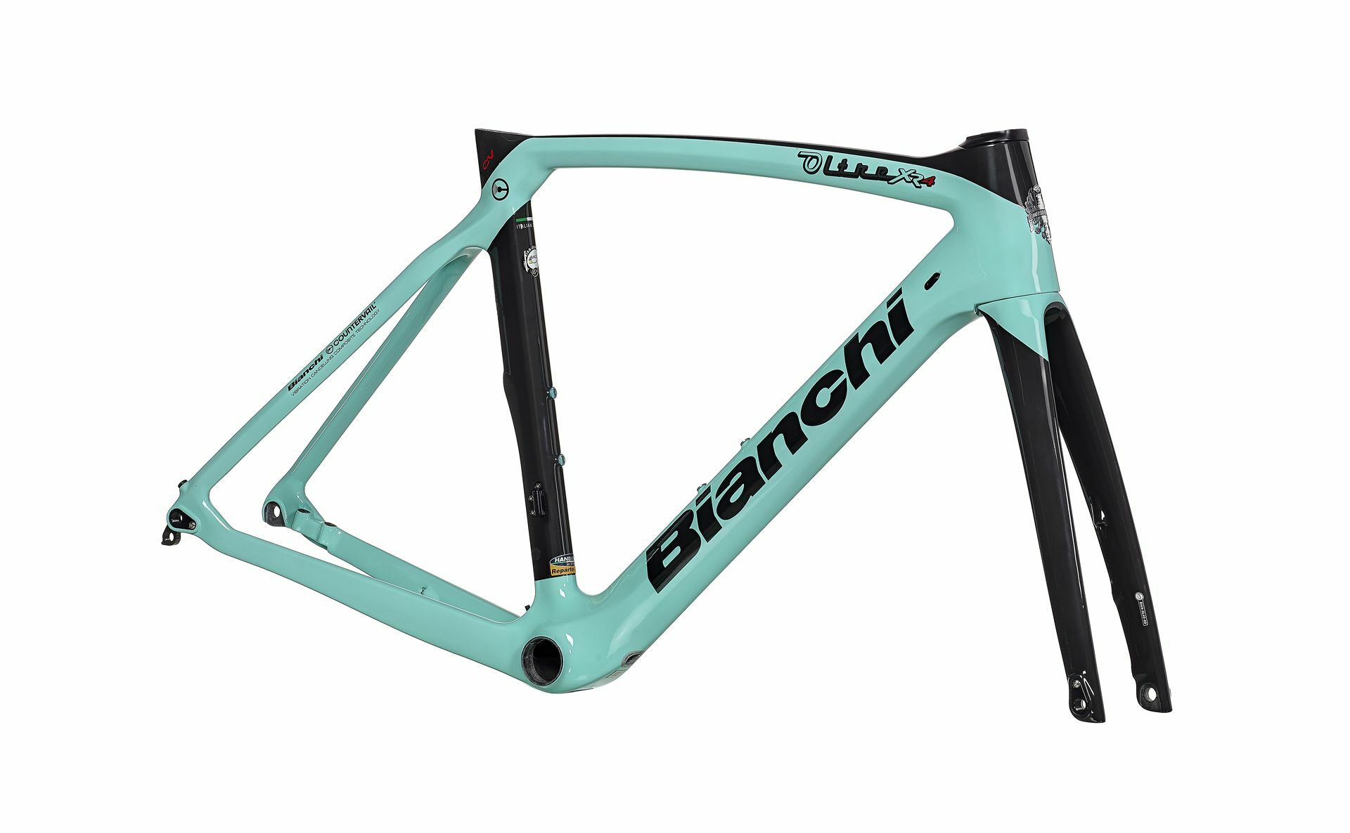 Bianchi Oltre XR4 圈剎車架組（Celeste）包括座桿