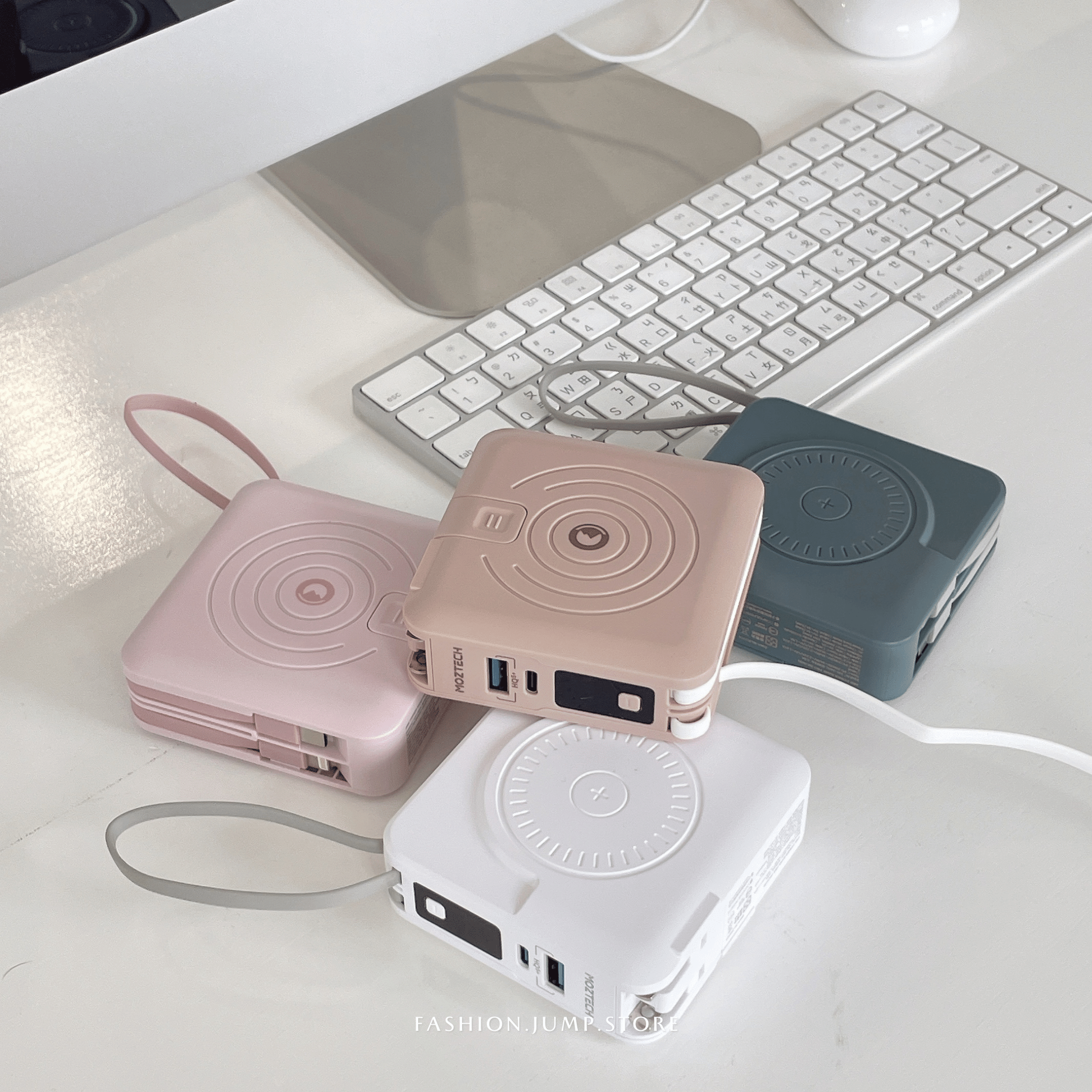 （現貨）2024最新版本 MOZTECH 萬能充Pro 多功能五合一 行動電源 墨子科技