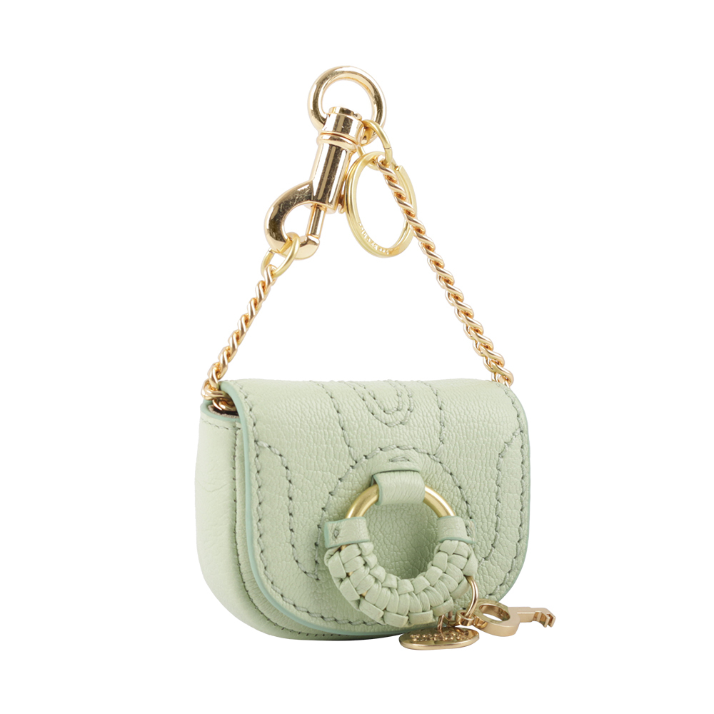 【SEE BY CHLOE】NANO HANA造型吊飾/鑰匙圈(松綠色)