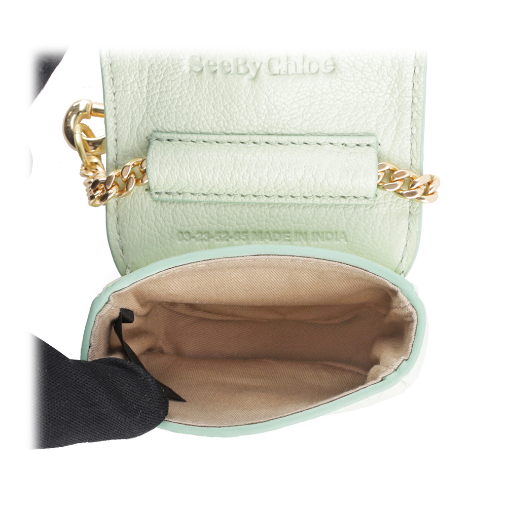 【SEE BY CHLOE】NANO HANA造型吊飾/鑰匙圈(松綠色)