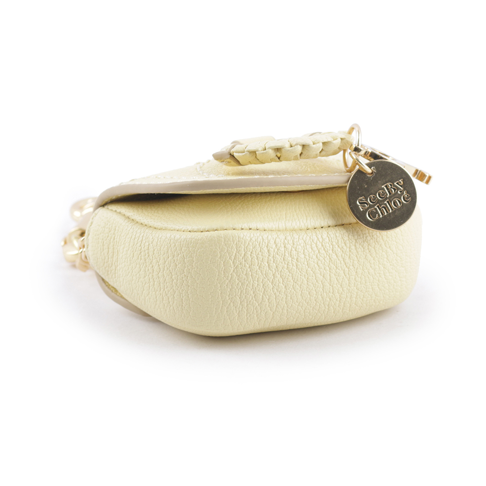 【SEE BY CHLOE】NANO HANA造型吊飾/鑰匙圈(黃色)