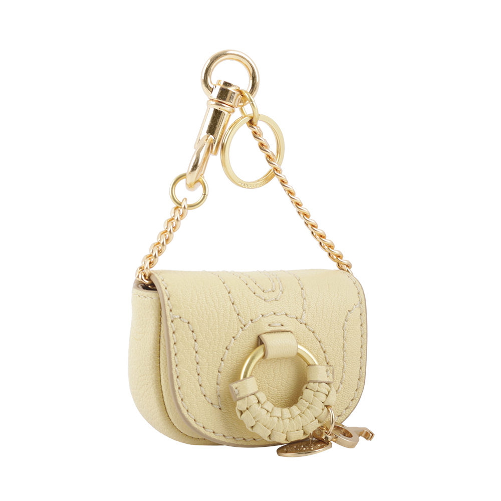 【SEE BY CHLOE】NANO HANA造型吊飾/鑰匙圈(黃色)