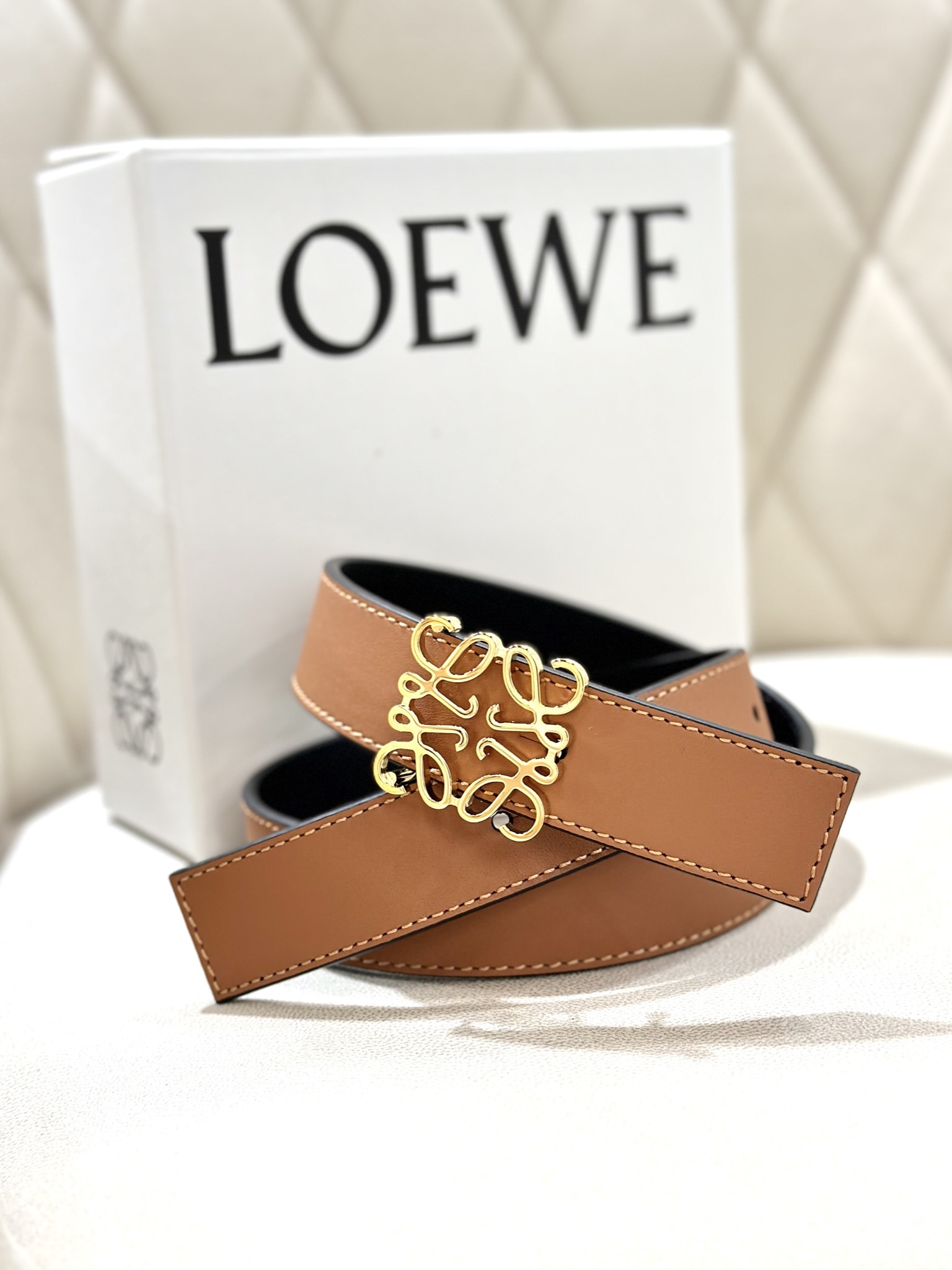 LOEWE Anagram Reversible Belt