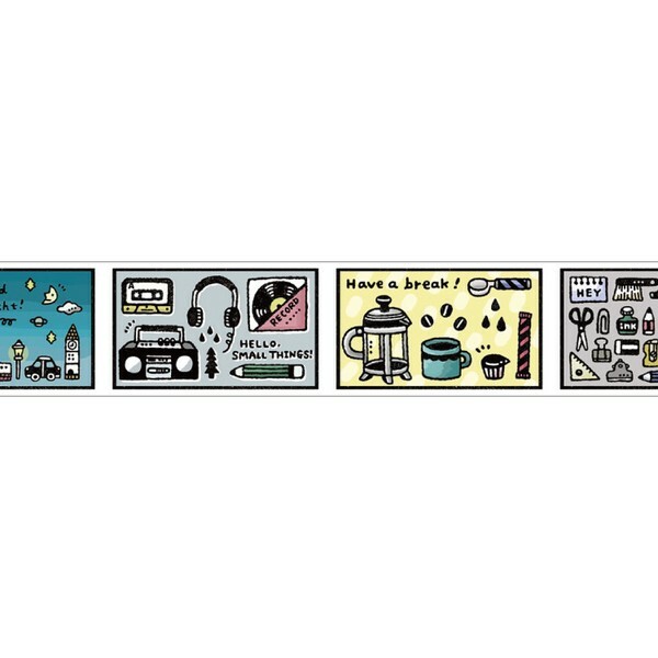 插畫家Eric聯名 日常 和紙膠帶 ｜日本PAPIER PLATZ