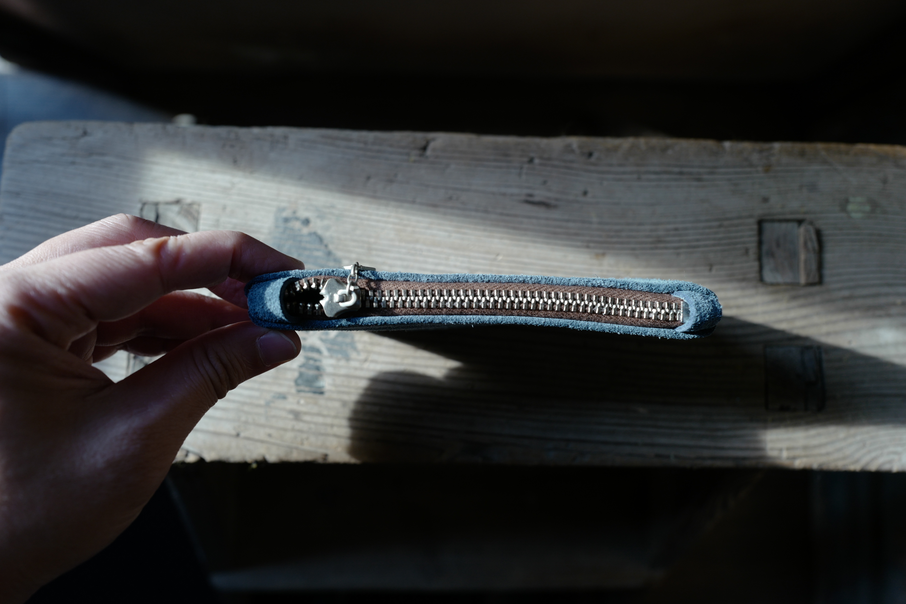 S.F.K. Suede  Pouch Type 2 / suede indigo 須事先詢問現貨數量