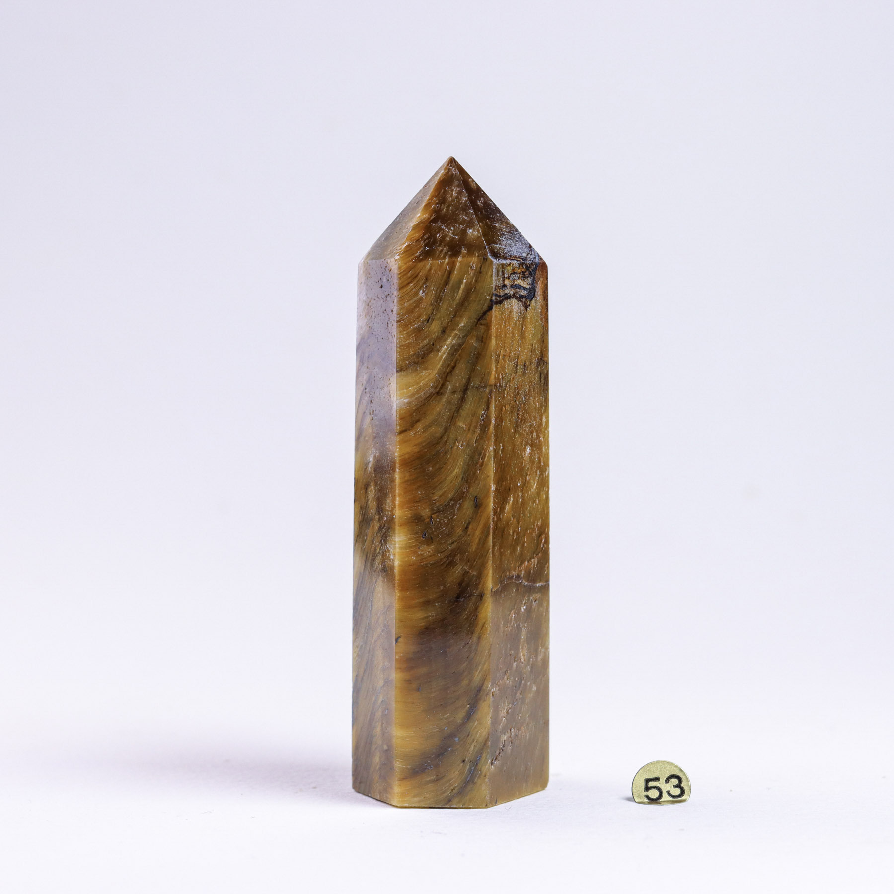 堅定心智|虎眼石提升自信氣勢黃虎眼金黃虎眼虎眼石柱水晶柱專屬