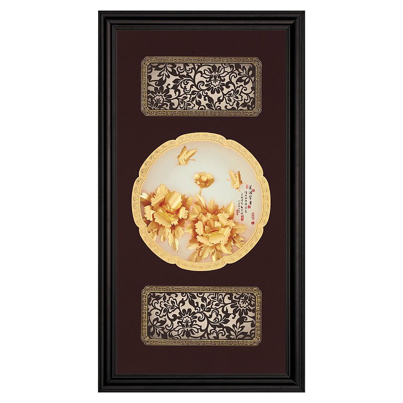 花開富貴│入宅禮、退休禮、生日禮、開運禮│獎牌擺飾均適宜