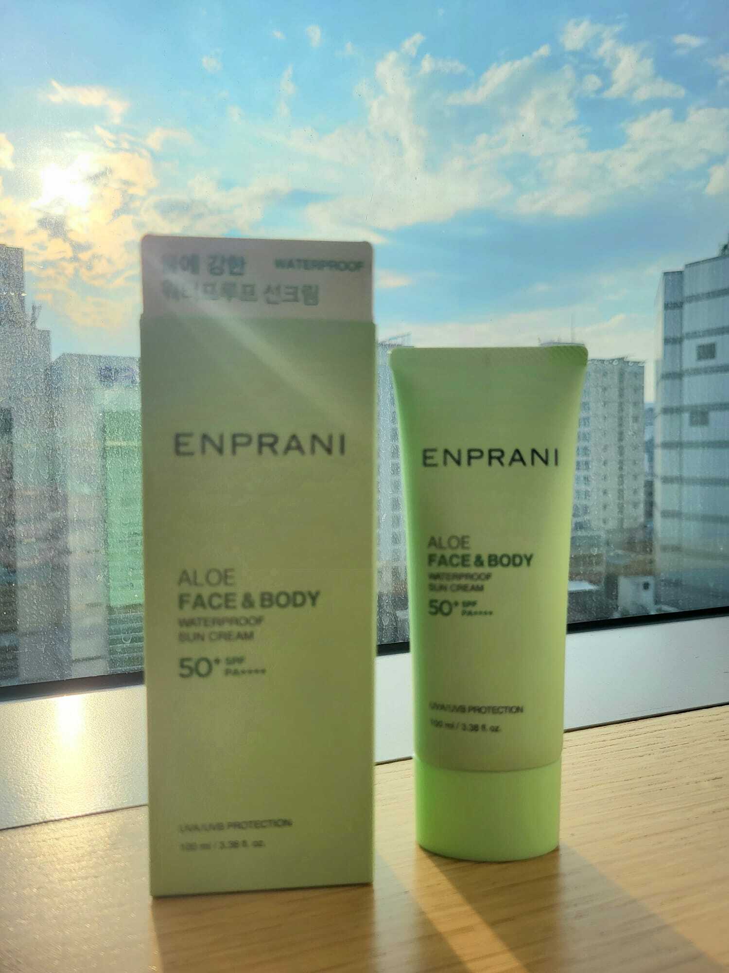 ENPRANI - Aloe Face & Body Waterproof Sun Cream 50+ SPF PA+++++