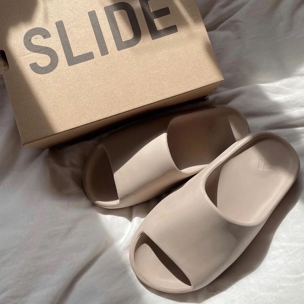 Adidas Yeezy Slide 骨白奶茶螢光綠土棕全黑拖鞋GW1934 HQ6448 HQ6