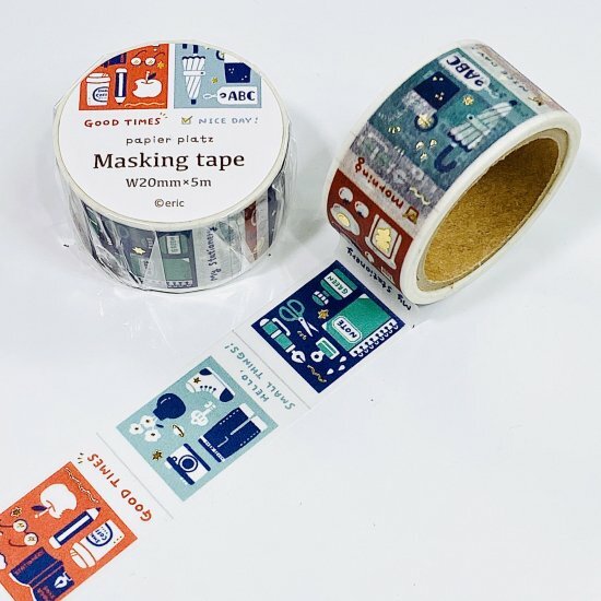 插畫家Eric 小事物 金箔和紙膠帶 ｜日本PAPIER PLATZ