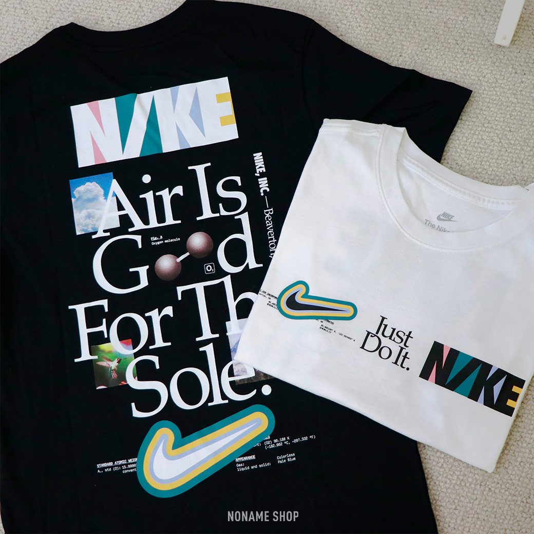 NIKE NSW 滿版 大自然 標語 短袖 兩色 (男款)