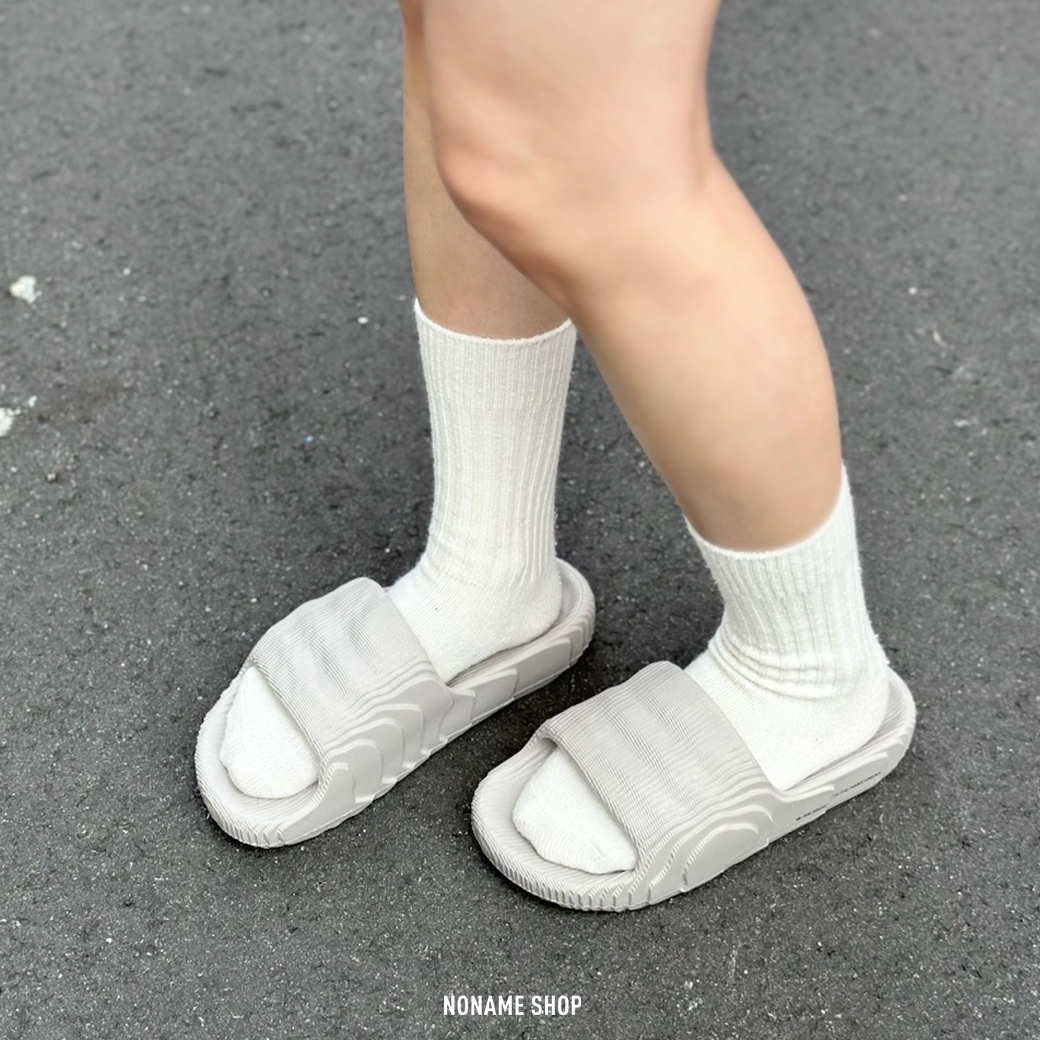ADIDAS ORIGINALS adilette 22 熔岩 水泥 馬賽克 拖鞋 灰 (男/女同款)