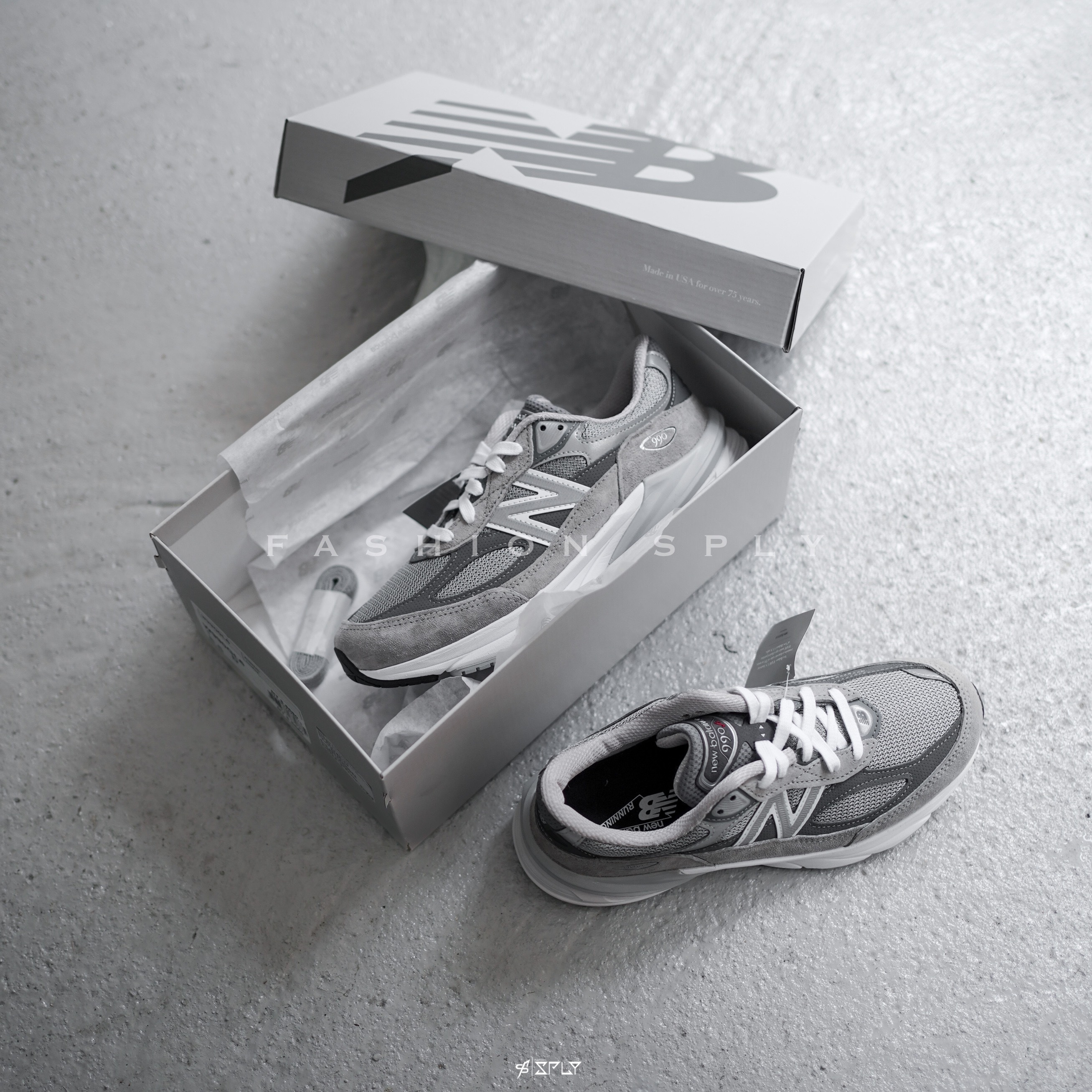 New Balance 990V6 MiUSA Grey (4E楦/D楦/2E楦) 元祖灰 寬楦/一般款 M990GL6