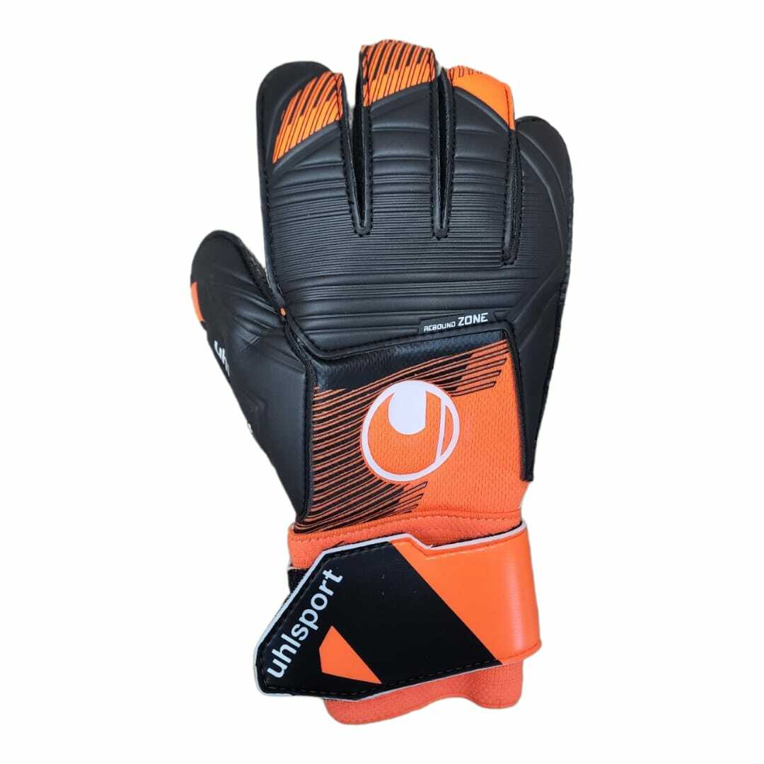 UHLSPORT SOFT RESIST 黑橙色 龍門手套 (經濟之選)