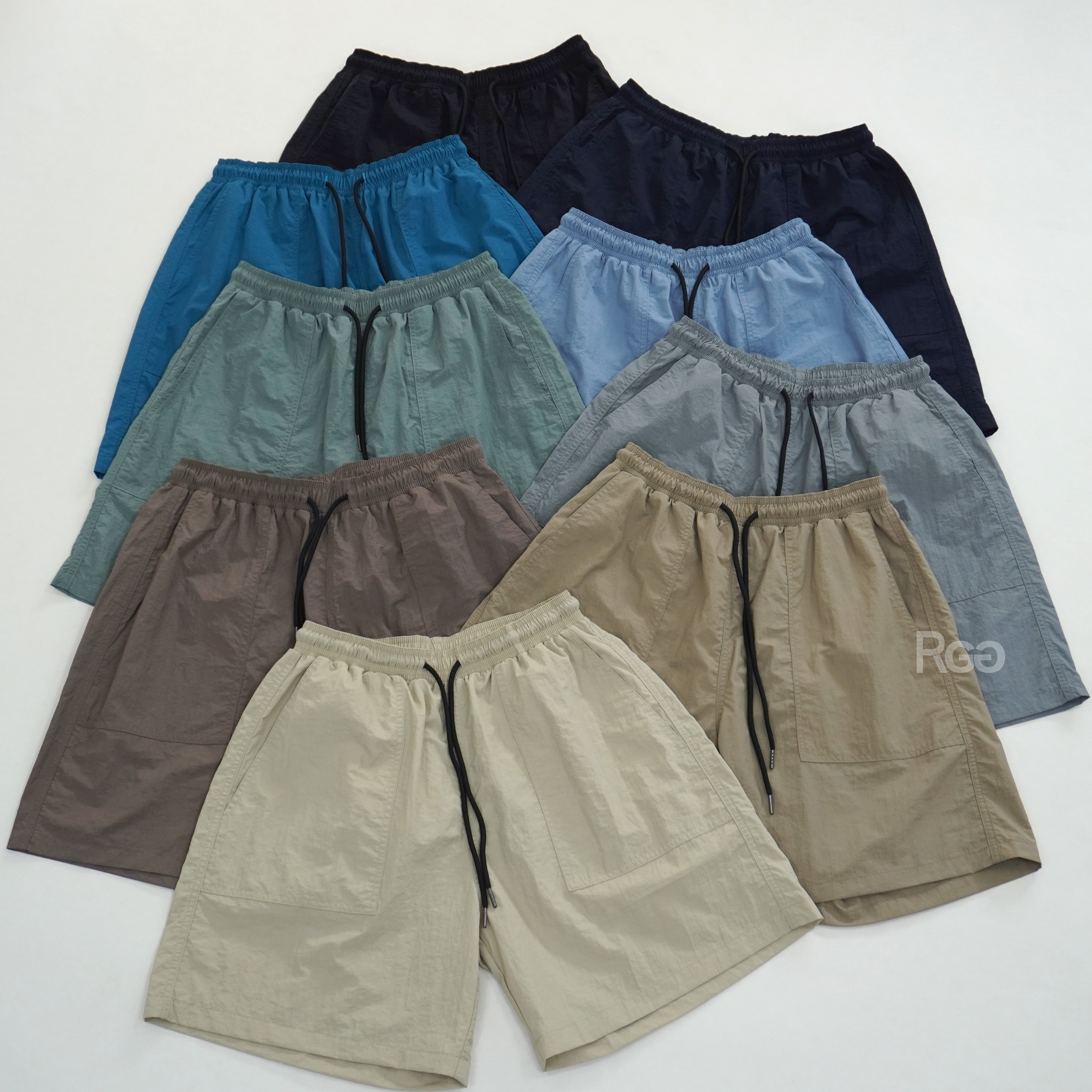 #95730 韓版素面涼感機能尼龍短褲